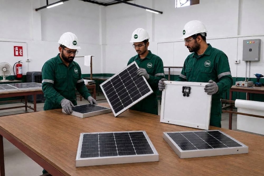 Commercial and industrial solar systems
